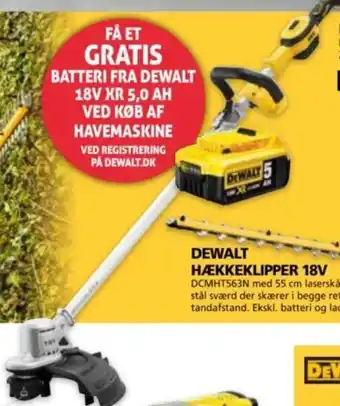 XL-BYG DEWALT GRÆSTRIMMER 18V tilbud