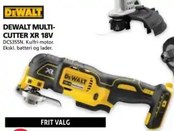 XL-BYG DEWALT MULTI- CUTTER XR 18V tilbud