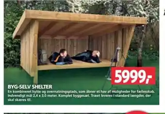 XL-BYG BYG-SELV SHELTER tilbud