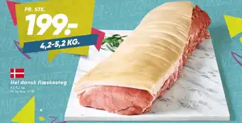 Bilka Hel dansk flæskesteg tilbud