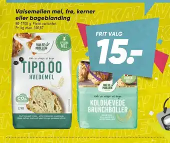 Bilka Valsemøllen mel, frø, kerner eller bageblanding tilbud