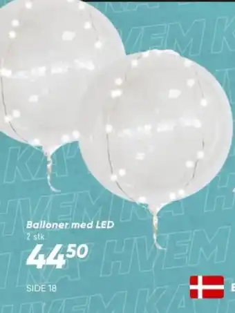 Bilka Balloner med LED tilbud