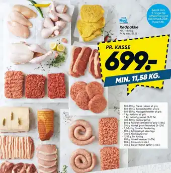 Bilka Kødpakke tilbud
