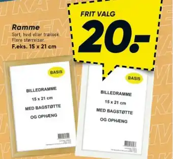 Bilka Ramme tilbud