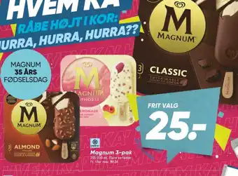 Bilka Magnum 3-pak tilbud