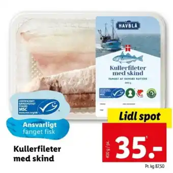 Lidl Kullerfileter med skind tilbud