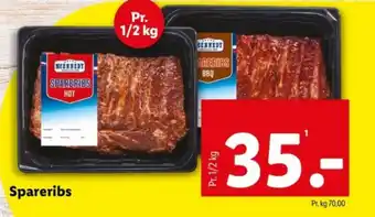 Lidl Spareribs tilbud