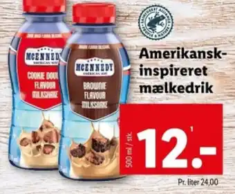 Lidl Amerikansk- inspireret mælkedrik tilbud