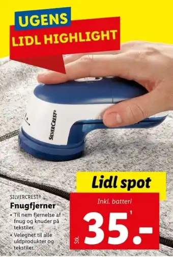 Lidl Fnugfjerner tilbud