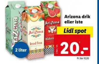 Lidl Arizona drik eller iste tilbud