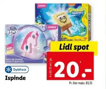 Lidl Ispinde tilbud