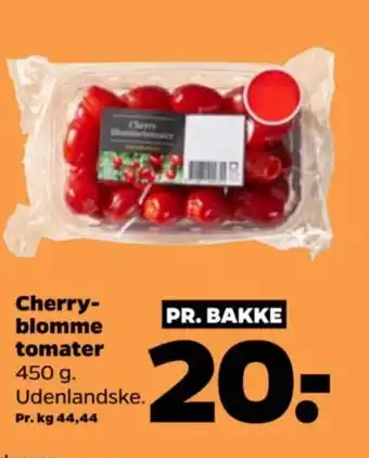 Netto Cherry- blomme tomater tilbud