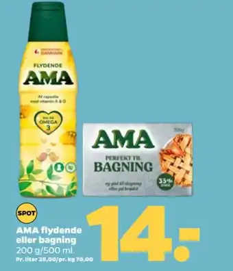 Netto AMA flydende eller bagning tilbud