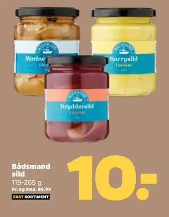 Netto Bådsmand sild tilbud