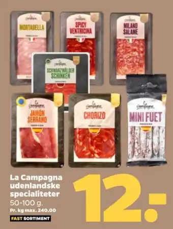 Netto La Campagna udenlandske specialiteter tilbud