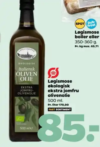 Netto Løgismose økologisk ekstra jomfru olivenolie tilbud