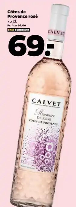 Netto Côtes de Provence rosé tilbud