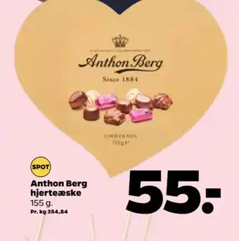 Netto Anthon Berg hjerteæske tilbud