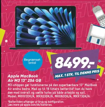 Bilka Apple MacBook Air M3 13 256 GB tilbud