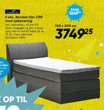 Bilka Nordisk Fjer C90 med opbevaring tilbud