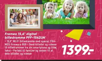 Bilka Frameo 15,6 digital billedramme PFF-1542LW tilbud