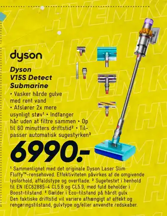 Bilka Dyson V15S Detect Submarine tilbud