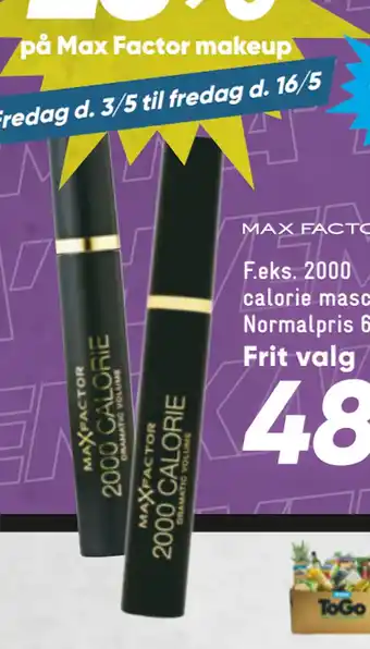 Bilka 2000 calorie mascara tilbud