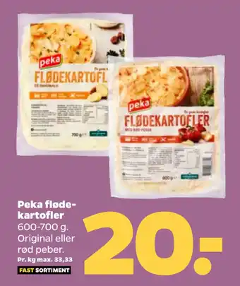 Peka flødekartofler