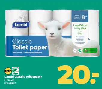 Netto Lambi Classic toiletpapir tilbud