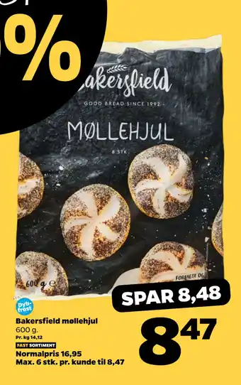 Netto Bakersfield møllehjul tilbud