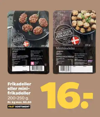 Netto Frikadeller eller minifrikadeller tilbud