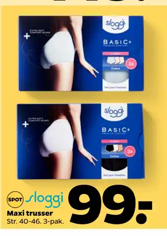 Netto Maxi trusser tilbud