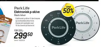 Thansen Elektronisk p-skive tilbud
