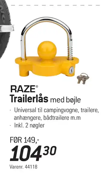 Thansen Trailerlås tilbud