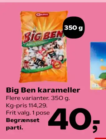 SuperBrugsen Big Ben karameller tilbud