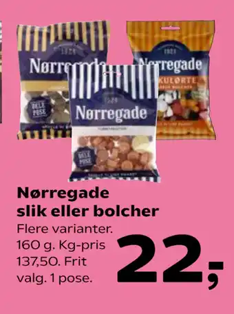 SuperBrugsen Nørregade slik eller bolcher tilbud
