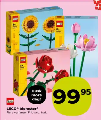 Kvickly LEGO blomster tilbud