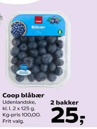 Kvickly Coop blåbær tilbud