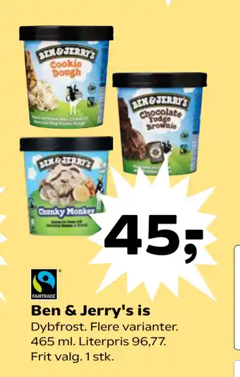 SuperBrugsen Ben & Jerry's is tilbud