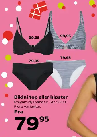 Kvickly Bikini top eller hipster tilbud
