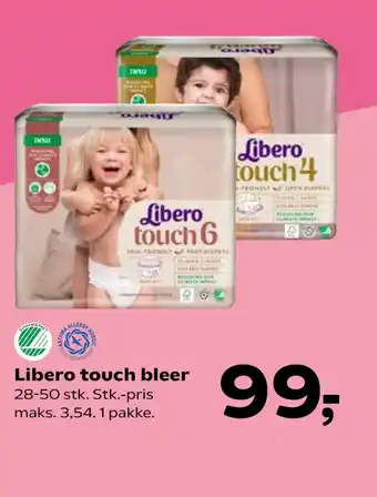 Kvickly Libero touch bleer tilbud