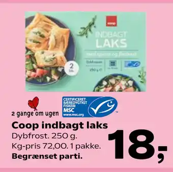 SuperBrugsen Coop indbagt laks tilbud