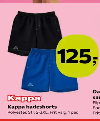 Kvickly Kappa badeshorts tilbud