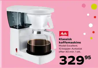 Kvickly Klassisk kaffemaskine tilbud