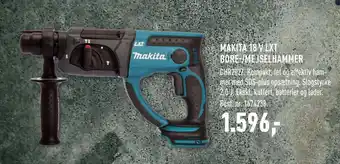 Johannes Fog MAKITA 18 V LXT BORE-/MEJSELHAMMER tilbud