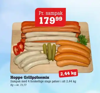 Poetzsch Padborg Hoppe Grillpølsemix tilbud