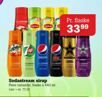 Poetzsch Padborg Sodastream sirup tilbud