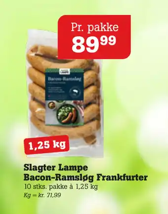 Poetzsch Padborg Slagter Lampe Bacon-Ramsløg Frankfurter tilbud