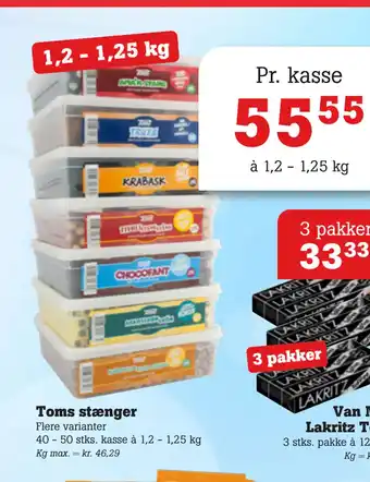 Poetzsch Padborg Toms stænger tilbud