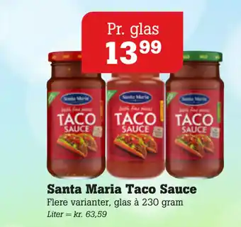 Poetzsch Padborg Santa Maria Taco Sauce tilbud